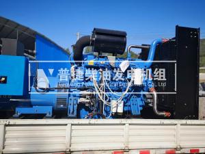 信阳矿山常用500千瓦玉柴抵达现场